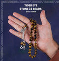 Tiger Eye Tasbih Stone 33 Beads (10mm)