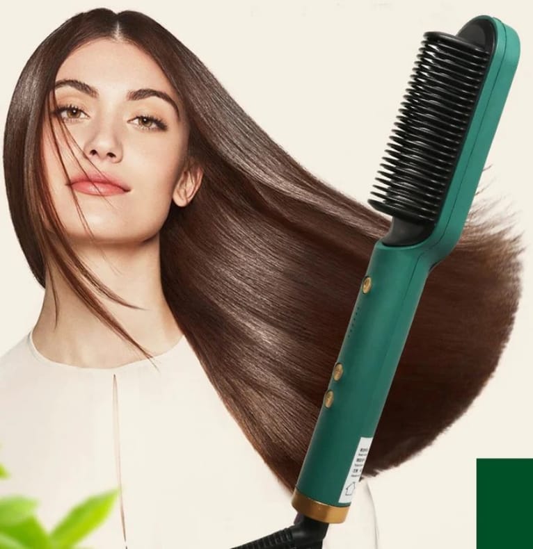 HAIR STRAIGHTENER COMB BRUSH