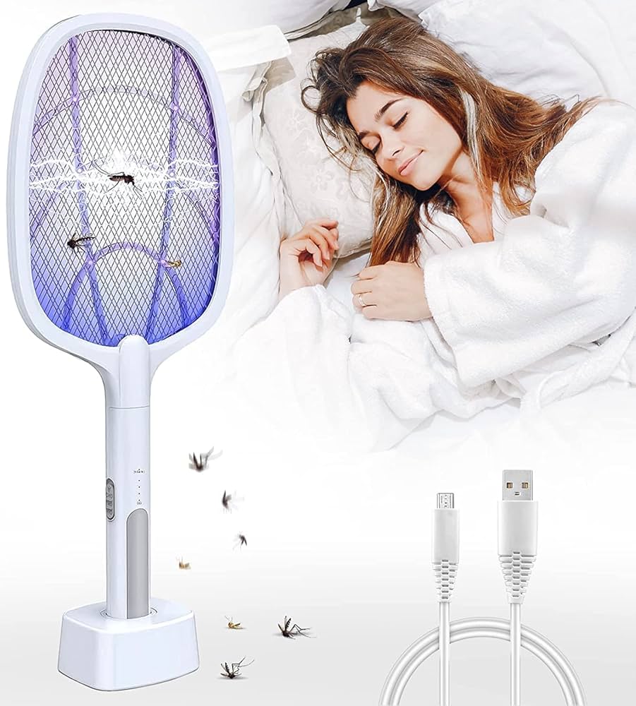 Premium Rechargeable Mosquito & Flying Insect Killer Racket